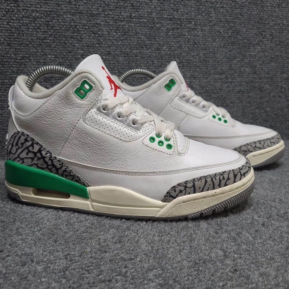 Air Jordan 3 Retro Lucky Green Style # CK9246-136‎ Women's Size 6.5